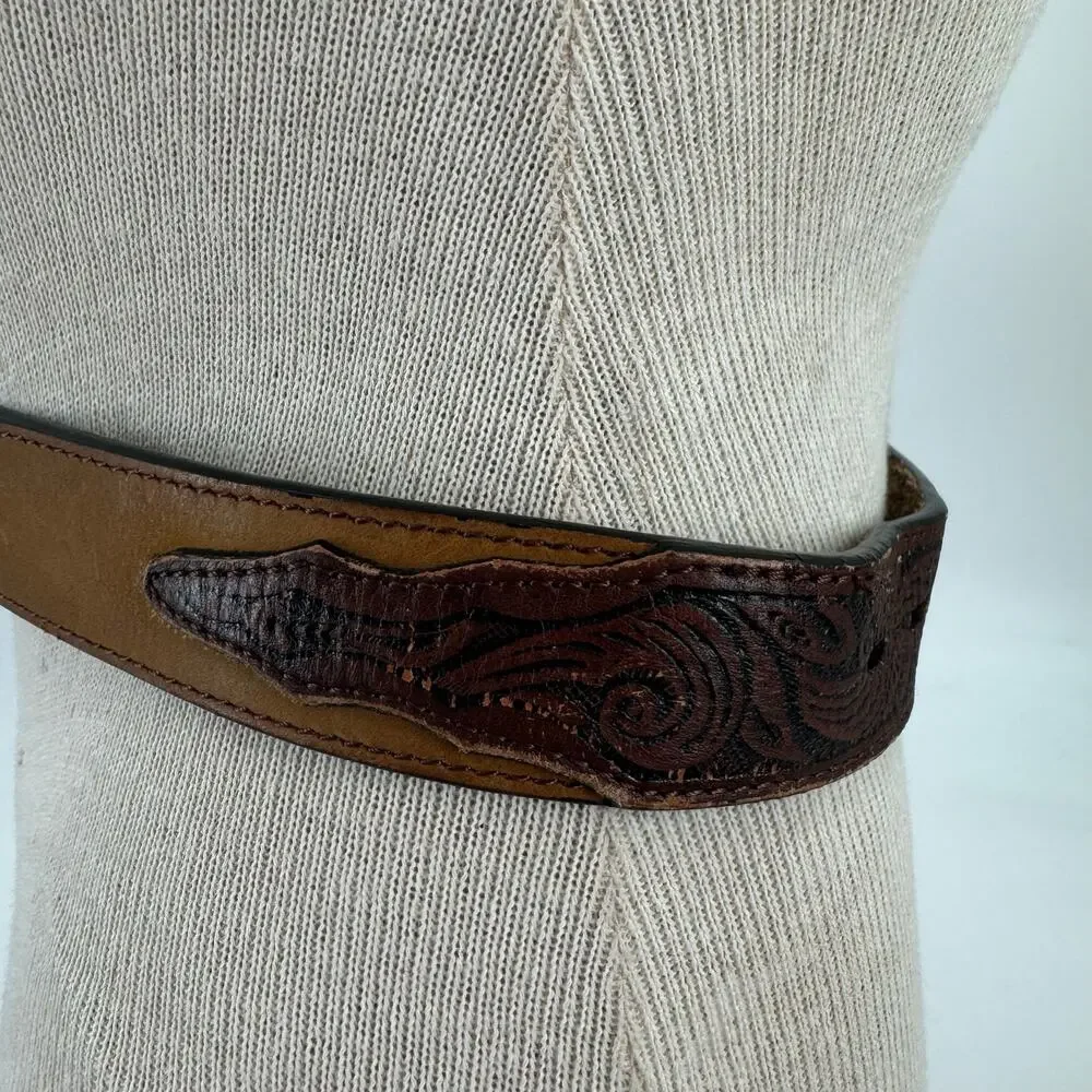 Vintage small western belt
